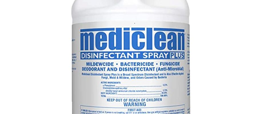 Disinfectant Spray Plus Professional Antimicrobial Spray for Use After Floods, 1-Gal Bottle