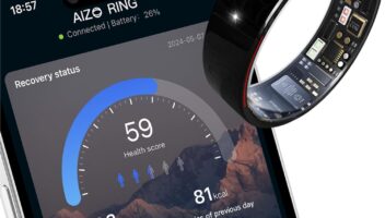 Smart Ring Health Tracker: Monitor Heart Rate, Sleep, and Fitness on iOS & Android