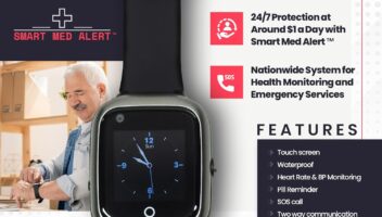 Senior Medical Alert Smartwatch: Fall Detection & Emergency Help