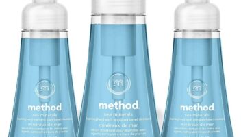 Method Foaming Hand Soap, Sea Minerals, Paraben and Phthalate Free, Biodegradable Formula, 10 fl oz (Pack of 3)