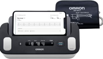 OMRON Complete 2-in-1 Upper Arm Blood Pressure Monitor and 1-Lead EKG Monitor, Clinically Validated, Medical Grade, Blood Pressure Machine, with Free Omron Connect app for iOS and Android (BP7900)