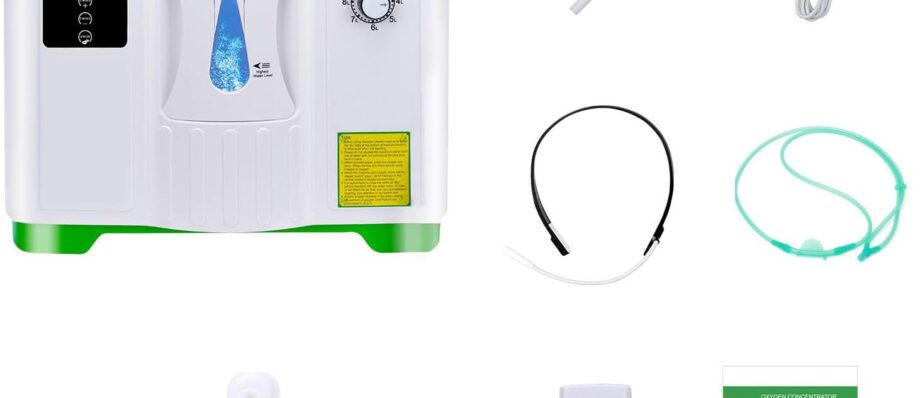 Portable Oxygen Concentrator, Help Health, with Oxygen Tubing, Oxygen Generator, Low Noise