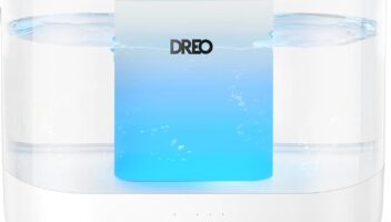 Dreo Humidifiers for Bedroom, Top Fill 4L Supersized Cool Mist Humidifier with Oil Diffuser and Nightlight, 32H Runtime, Quiet Ultrasonic Humidifiers for Home, Large Room, Baby Nursery and Plants