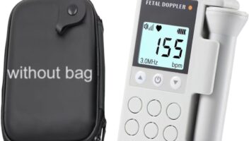 Bags for Baby Monitor Heartbeat Pregnancy Accessories Portable Pocket Doppler Fetal Heart Rate Monitor Bag for New Moms TE56