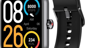 IP68 Waterproof Smart Watch Review: Fitness Tracker with Heart Rate, SpO2 & Sleep Monitor