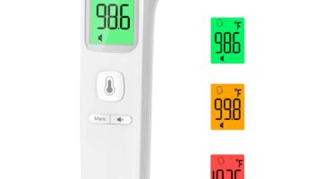 No-Touch Thermometer for Adults and Kids, Fast Accurate Digital Thermometer with Fever Alarm & Silent Mode, FSA HSA Eligible, Easy-to-use, Forehead Thermometer for Babies, Kids & Elderly