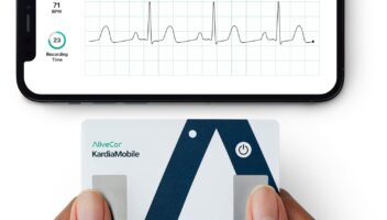 KardiaMobile Card Wallet-Sized Personal EKG Device - Record Single-Lead EKGs On The Go and Detect Irregular Heartbeats - by AliveCor