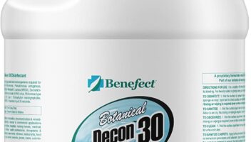 Benefect Botanical Decon 30 Disinfectant Cleaner - All Natural Formula for Effective Cleaning Power - Ideal for Restoration Jobs & Water Damage - 20476 - 1 Gallon