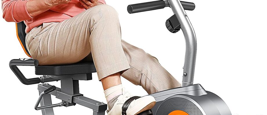 YOSUDA Recumbent Exercise Bike for Adults Seniors with Quick Adjust Seat, 350LB Capacity & 16-level Resistance