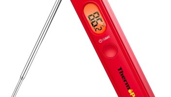 ThermoPro TP-03B Digital Meat Thermometer for Cooking Kitchen Food Candy Instant Read Thermometer with Backlight and Magnet for Oil Deep Fry BBQ Grill Smoker Thermometer