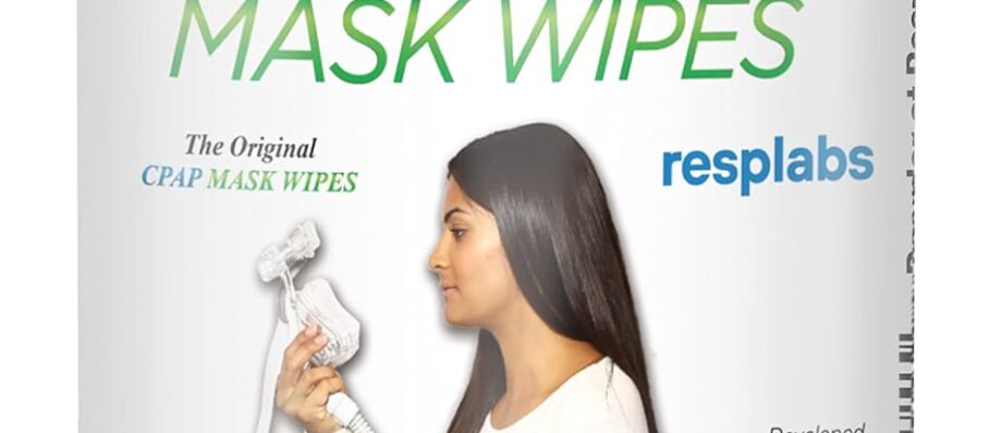 resplabs CPAP Mask Wipes for Masks, Cushions - Alcohol-free, Unscented Cleaning Wipe - (Pack of 110)