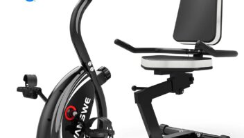 VANSWE Recumbent Exercise Bike for Adults Seniors - Recumbent Bikes for Home with Magnetic Resistance, Bluetooth and App Connectivity, Pulse Sensor