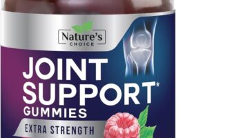 Joint Support Gummies Extra Strength Glucosamine Gummy with Vitamin E - Naturally Assists Cartilage & Flexibility - Best Support Chew for Men and Women - 60 Gummies