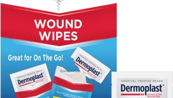 Dermoplast Wound Wipes Medicated First Aid Cloths, Analgesic & Antiseptic Wipes for Treating Minor Cuts, Scrapes and Burns on The Go, Sting Free Formula, 10 Individual Cloths (Packaging May Vary)