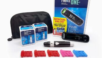 CONTOUR NEXT ONE Blood Glucose Monitoring System All-in-One Kit for Diabetes