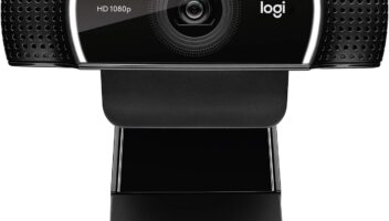 Logitech C922x Pro Stream Webcam – Full 1080p HD Camera, Black