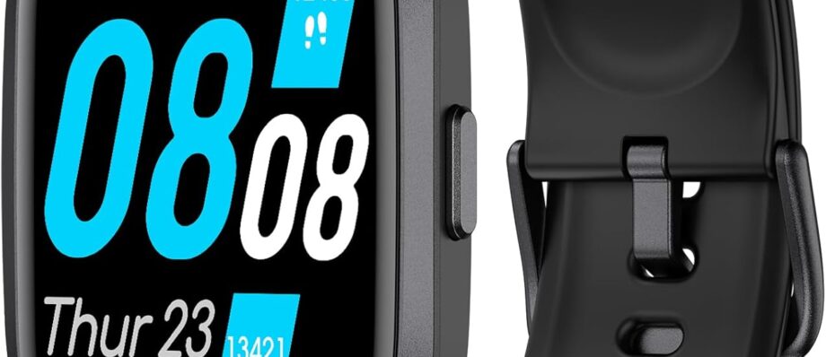 41mm Smart Watch with Heart Rate, Blood Oxygen & Sleep Tracking | 5ATM Waterproof for Android & iOS