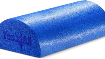 Yes4All Soft-Density Half PE 12/18/ 24/36 inch Foam Rollers for Muscle Massage, Yoga Core Exercise & Physical Therapy