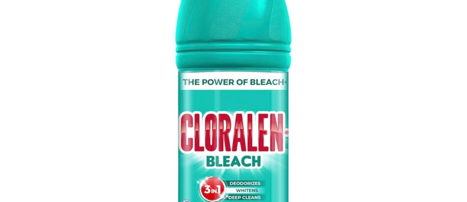 Cloralen - Household Cleaning Liquid Bleach, 3-In-1 High-Performance Multisurface And Multipurpose Laundry, Bathroom And Kitchen Cleaner - Regular (32.12 oz)