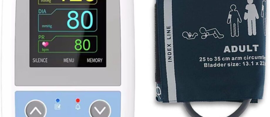 CONTEC ABPM50 Automatic Blood Pressure Monitor,Applicable for Using in Hospital,Home,Outdoors