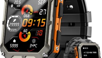 Best Rugged Military Smartwatch for Men: Waterproof, Calls, Health Tracking