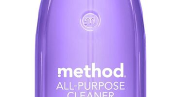 Method All-Purpose Cleaner Spray, French Lavender, Plant-Based and Biodegradable Formula Perfect for Most Counters, Tiles and More, 28 Fl Oz, (Pack of 1)