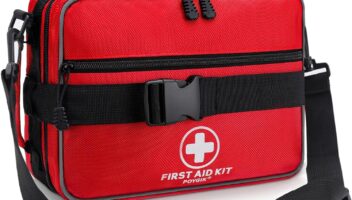 Premium 420 Piece Large First Aid Kit for Home, Car, Travel, Camping, Truck, Hiking, Sports, Office, Vehicle & Outdoor Emergencies - Emergency Medical Kits, Businesses & Home Medical Supplies