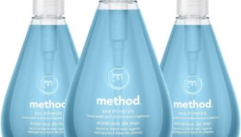 Method Gel Hand Soap, Sea Minerals, Biodegradable Formula, 12 fl oz (Pack of 3)