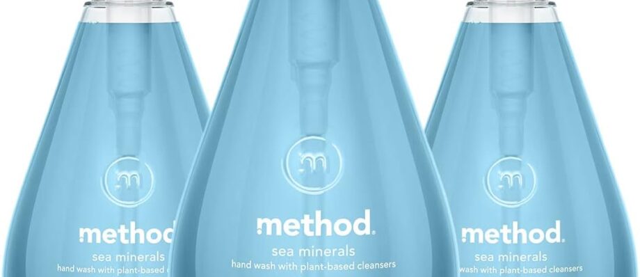 Method Gel Hand Soap, Sea Minerals, Biodegradable Formula, 12 fl oz (Pack of 3)