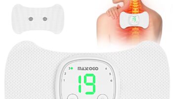 Wireless TENS Unit Muscle Stimulator - 6 Mode 19 Intensity with On Screen Display Massager - MASTOGO TENS EMS Muscle Stimulator Machine Used to Relieve Back, Sciatica, Shoulder Pain