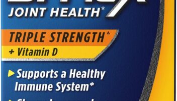 Osteo Bi-Flex Triple Strength with Vitamin D Glucosamine Chondroitin Joint Health Supplement, Coated Tablets, Red, 120 Count