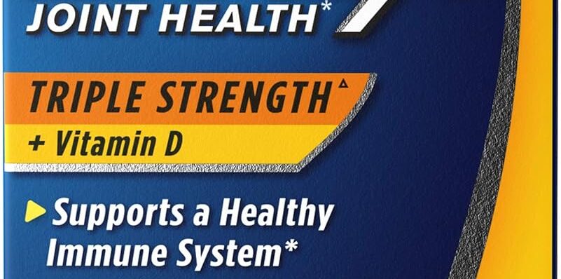 Osteo Bi-Flex Triple Strength with Vitamin D Glucosamine Chondroitin Joint Health Supplement, Coated Tablets, Red, 120 Count