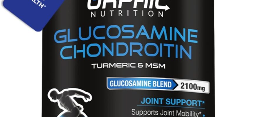 ORPHIC NUTRITION Glucosamine Chondroiting MSM 2100MG (90 Caps) - Joint Support Supplement for Men & Women* - Supports Joint Cartilage & Mobility