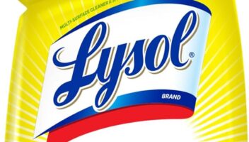 LYSOL Power Clean Multi-Surface Cleaner, 2x Concentrated Pour, Sparkling Lemon & Sunflower Essence scent, 28 Fl Oz