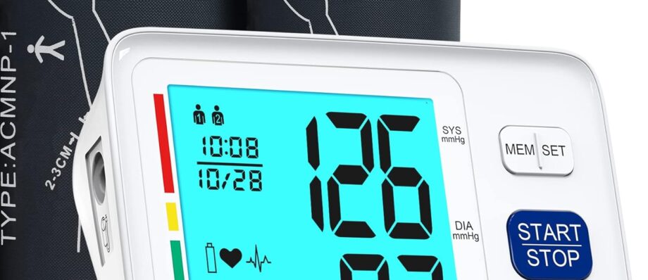 Blood Pressure Monitor for Home Use Extra Large Cuff Automatic Digital Blood Pressure Machine 9-17''&13-21''Adjustable Blood Pressure Cuff- Backlit Display 2x500 Memories 4AAA Batteries Carrying Case1