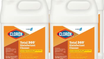 CloroxPro Total 360 Disinfectant Cleaner, Industrial Cleaning and Disinfecting Spray, 128 Ounces Each (4 Pack) - 31650