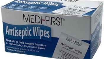 Antiseptic First Aid Wipes 20/Box