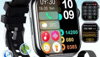 1.88" Smart Watch Review: Blood Pressure, Heart Rate, Temp & Bluetooth Calls