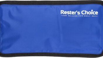 Rester's Choice Gel Cold & Hot Packs Medium 5x10 in. Reusable Warm or Ice Packs for Injuries, Hip, Shoulder, Knee, Back Pain – Hot & Cold Compress for Swelling, Bruises, Surgery