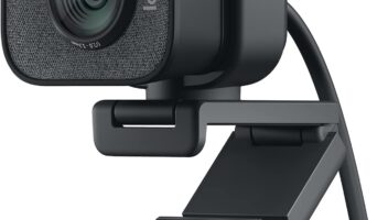 Logitech for Creators StreamCam Premium Webcam for Streaming and Content Creation, Full HD 1080p 60 fps, Glass Lens, Smart Auto-Focus, for PC/Mac – Graphite