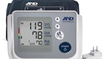 A&D Medical Premium Multi-User Blood Pressure Monitor, Wide Range Blood Pressure Cuff (22 - 42 cm / 8.6 - 16.5”) Home BP Monitor with AC Adapter