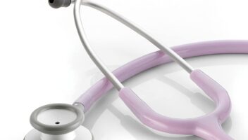 ADC Adscope Lite 619 Ultra Lightweight Clinician Stethoscope with Tunable AFD Technology, Lavender