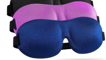 LKY DIGITAL Sleep Mask for Side Sleeper 3 Pack, 100% Blackout 3D Eye Mask for Sleeping, Night Blindfold for Men Women