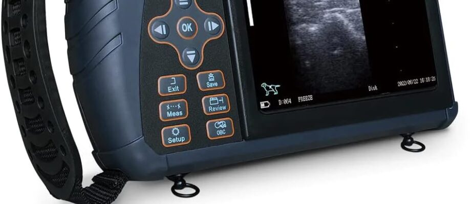 S1 Veterinary Portable Ultrasound Machine for Pregnancy Vet Handheld Scanner B-Ultra Sound with Probe for Horse,Cattle,Pig,Goat,Dog,Cat