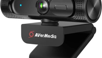 AVerMedia PW315 Full HD 1080p 60fps Webcam for Game Streaming, Video Calls and Content Creating with CamEngine and 3rd Party Software Support, TAA/NDAA Compliant