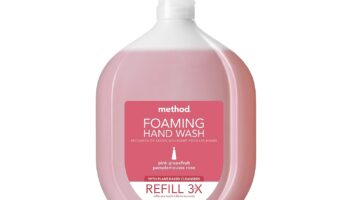 Method Foaming Hand Soap, Refill, Pink Grapefruit, Recyclable Bottle, Biodegradable Formula, 28 oz, (Pack of 1)