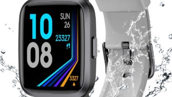 Top Fitness Tracker Watch: Heart Rate, Sleep, Steps & More - 5ATM Waterproof