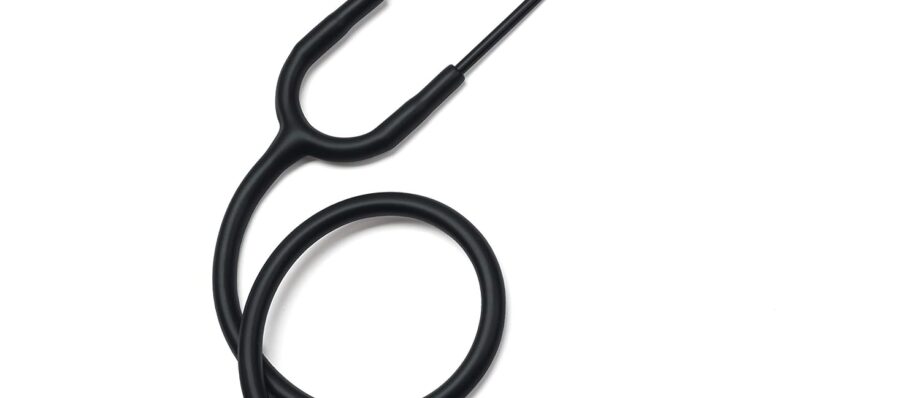 Paramed Stethoscope - Classic Dual Head - for Doctors, Nurses, Med Students, Professional Pediatric, Medical, Cardiology, Home Use - Extra Diaphragm, 4 Eartips, Accessory Case, Name Tag - 29.5 inch