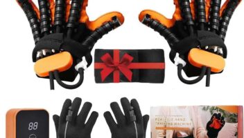 (Left & Right) Rehabilitation Glove, Stroke Rehab Equipment For Numbing Fingers Relief, Robot Hand Glove, Hand Exercisers For Strength Therapy, Hand Strengthening Equipment.