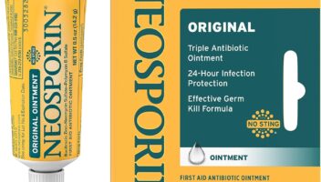 Neosporin Original Antibiotic Ointment, 24-Hour Infection Prevention for Minor Wound, .5 oz